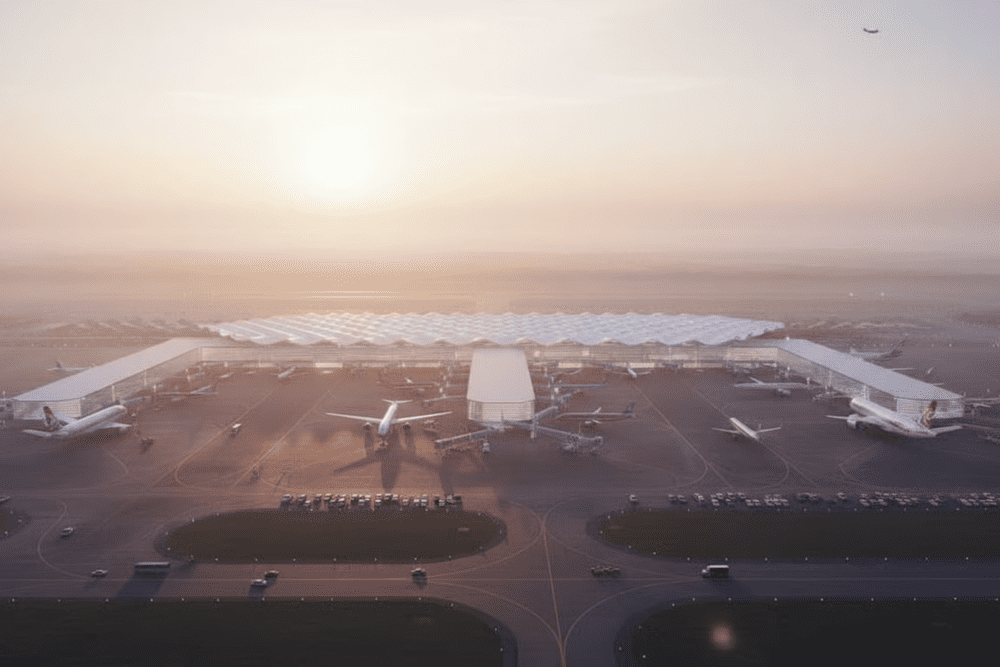 Sân bay quốc tế Cao Hùng từ trên cao